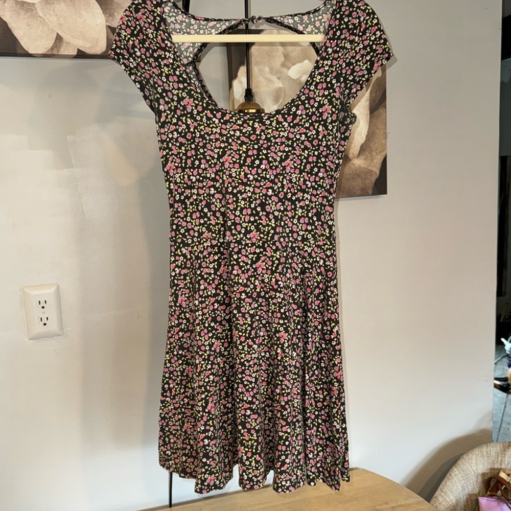 American Eagle Floral Print Cotton Dress Size Small